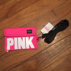 PINK Victoria Secret ID lanyard